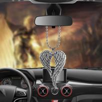 Automobilio pakabukas Angelo sparnas Galinio vaizdo veidrodėlio dekoracija Pakabinamas pakabukas Ornamentai Automobilių interjeras Automobilių aksesuarai Šventinės dovanos
