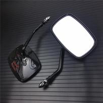 Motociklo modifikuoti metaliniai erelio galinio vaizdo veidrodėliai, skirti Harley Sportster XL 883 1200 Fat boy V-Rod Softail Dyna Touring Road King juoda