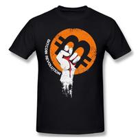 Funny Power Bitcoin T-shirt Men Short Sleeves Streetwear Cryptocurrency Btc Blockchain Geek T Shirt  Cotton Tshirt Clothing S juoda