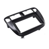 Rėmas 9  2 Din Automobilio Panelės Prietaisų Skydelio Rėmelis Apdailos Plokštė Honda Civic 1996-2001 (Tik rėmas,Dešinė ranka) black