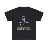 I'm Batman Heavy Cotton Tee, Michael Keaton, Batman, 1989 Movie XL