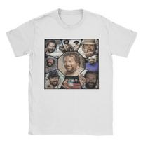 Men's Bud Spencer Carlo Pedersoli Montage T Shirts Cotton Clothing Funny Short Sleeve Crew Neck Tees Gift Idea T-Shirts M