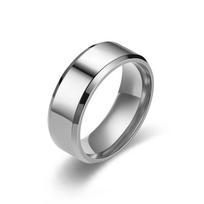 Simple 8mm Men Rings Titanium Stainless Steel Rings For Men Women Matte Brushed Wedding Engagement Band Ring Unisex  Gift 6
