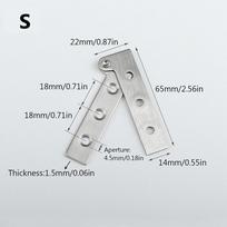 1pc Stainless Steel Rotating Invisible Door Pivot Hinge Doors Catches Latch Adjustable Up Down Hinge Furniture Hardware Parts