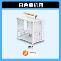 Mini Portable Desktop Computer Case, Compact ITX Case for Small Form Factor Builds, Ideal for Space-Saving Setups