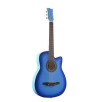 Raudonos medvilnės zs-1 38  pradedančiųjų liaudies gitara - medinė plieninių stygų berniukams ir mergaitėms