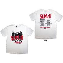 Sum 41 T-Shirt: Tour '24 Spray Paint (Back Print & Ex-Tour) OFFICIAL NEW S