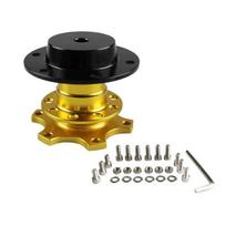 Universal Steering Wheel Quick Release Hub Boss Kit Wheel Hub Adapter For 6 Hole Steering Wheel Hub