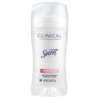 Secret, Clinical+ Strength Antiperspirant/Deodorant, Clear Solid, Protective Powder, 2.6 oz (73 g)