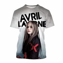 2025 Avril Lavigne 3D Printed T Shirt Men Women Summer Fashion Casual Short Sleeve Singer Harajuku Streetwear Oversized T-shirt XXS