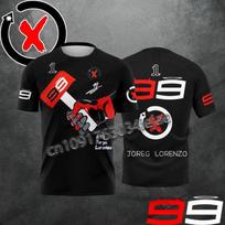 Motorcycle Race #99 Driver Jorge Lorenzo Fan Men's Summer Quick Drying Sports Outdoor Leisure T-shirt S