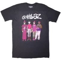 Gorillaz marškinėliai: Cracker Island Stovinti Grupė (Juoda) OFICIALUS NAUJAS 3XL