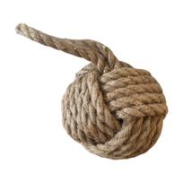 Mediterranean Style Door Stopper,Home Decorative Rope Ball Weighted Outdoor Door Stop,for Creative Restaurant and Bar Decoration ruda