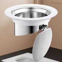 Prevent Backflow Toilet Odor Stopper Stainless steel Deodorant Squatting Pan Floor Drain Anti-blocking Cover Bathroom Fitting balta