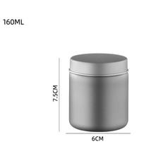 160/260ml gryno titano arbatos dėžutė su silikoniniu žiedu, antibakterinis ir pelėsiei atsparus indelis kavai, nešiojama kelioninė užkandžių skardinė