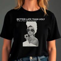 Audrey Hepburn Juokingi Grafiniai Marškinėliai Unisex Medvilniniai Miesto Gatvės Įžymybė Suaugusiems 3XL