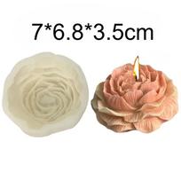 2026New Peony Silicone Candle Mold Extra Large 3D Flower Aromatherapy Plaster Resin Making Tool Diy Chocolate Cake Soap Mould