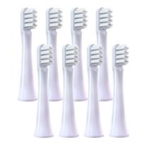 8 Pcs/Pack Electric Toothbrush Replacement Heads For XIAOMI MIJIA T100 DuPont Soft Bristle Nozzles With Dust Cover