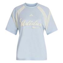 Adidas Round Neck Spliced Pullover Short Sleeve Drop Shoulder T-Shirt Women T-Shirt KB6127 S