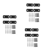 ABUL-6 Set Sliding Barn Door Floor Guide Bottom Adjustable Dual Clip Floor Mounted Guide Hardware