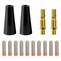 ABUL-Flux Core Gasless Nozzle Welding Kitlincoln Welder Gasless Mig Welder Welding Kit