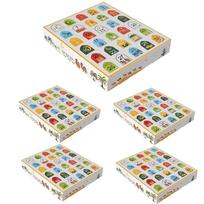 30 Empty Grid Ramadan Advent Calendar Box Cartoon Pattern Quick-release Eid Countdown Calendar Paper Daily Surprise (as the picture,25 x 21 x 4 cm)