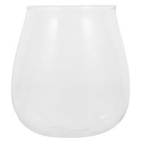 Micro Landscape Terrarium Bottle Clear Glass Ecological Planter for DIY Moss Plants Indoor Decor Home Office Garden Patio 11X11X6CM