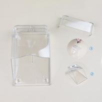 Wireless Doorbell Waterproof Cover Door Bell Ring Chime Button Transparent Door Bell Protective Cover For Home Doorbell