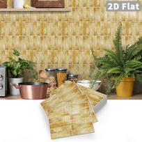 Self-adhesive tile decals, peel-and-stick tile stickers, splash-proof wall decor for kitchens and bathrooms, bedroom decor (as the picture,20pcs)