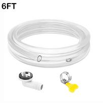 3/6/10 Ft Air Conditioner Drain Hose Portable with Hose Connector and Clamp AC Drain Hose Leakproof AC Drain Pipe Replacement