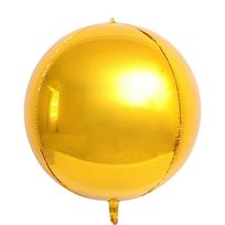 1 Piece of Extra-Large Round Balloon, 70-Inch 4D Round Aluminum Foil Balloon, Giant Gold Balloon Suitable for Birthday Parties, Pajama Part Other