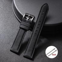 Nylon Leather Watch Strap 20mm 22mm Quick Release Spring Military Watchband  Army Green Bracelet with Black Clasp  Accessories 20mm&Silver Buckle juoda