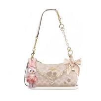 COACH shoulder bag [Customized bag] Teri 24 classic presbyopic Logo zipper closure, pendant, scarf, bow, printing, extension Boat light basic model
