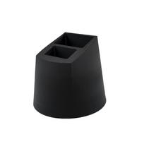 2-Hole Remote Control Holder Plastic 3D Printed TV Remote Organizer Save Space Non-Slip Base Desktop Storage Box Office Supplies