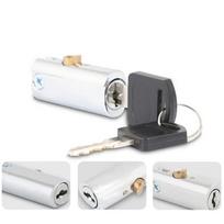 Safe Keyed Drawer File Cabinet Locks Zinc Alloy Cylinder Head Push Plunger Lock Chrome Plated Push Twist Lock Furniture