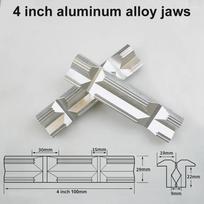 1 Pair V-clip CNC Milling Steel Vise Hard Jaw Fixture V-Type Jaw Aluminum Alloy 4 Inch 5 Inch 6 Inch 8 Inch V-clip