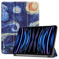Case for iPad Pro 11'' 2018 2020 2026 2026 with [Tri-fold Stand + Auto Wake/Sleep], Colorful Premium PU Leather Case Shockproof For iPad Pro 11 2018