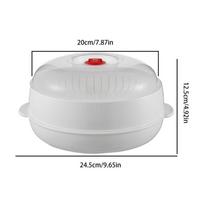 2025 Microwave Oven Special Steamer Steamed Bun Dumpling Container Steamed Rice Multi Layer Steamer Plastic Steamer