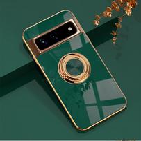 for Google Pixel 7 Pro Google Pixe 7 Case with Ring,Support Car Mount Magnetic Gold Kickstand 360° Rotation Holder Cover Google Pixel 7 Pro