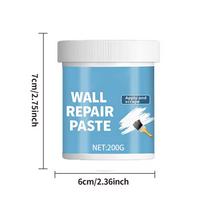 Wall Repair Paste Kit Waterproof Hydrophobic Drywall Putty Wall Mending Paste for Cracks Nail Holes Dents Home Renovation