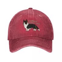 Cardigan Welsh Corgi  Tri (Brindle) Baseball Cap sun hat Hood Trucker Cap Visor Trucker Hats For Unisex Womens