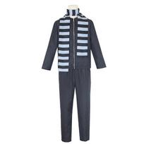 Despicable Me Victor Gru Cosplay Costume Minion Movie Halloween Party Performance Outfit Adult Kids Dress Up Multiple Sizes XS juoda