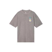 Men's Nike SS22 Round Neck Daisy Printing Short Sleeve Gray T-Shirt DM6334-289 M