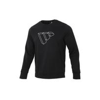 adidas Fi Swt Ft Bos Logo Printing Sports Round Neck Pullover Black Men's GP0987 S