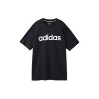 adidas neo M Ce Logo T1 Casual Sports Round Neck Training Short Sleeve Black Men's GP4887 L