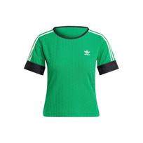 (WMNS) adidas originals SS23 adicolor 70s Knit T-Shirt 'Green' Women's IK7844 XS