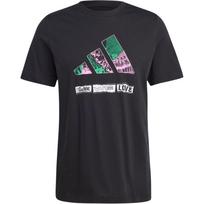 adidas Mantra Game Graphic T-shirt Asia Sizing 'Black' Men's IS9326 L