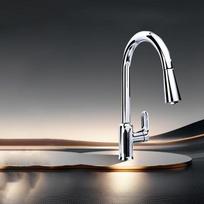 Lu Jing High Arc Cold/Hot Mixer Faucet