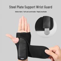 Adjustable Outdoor Sports Wrist Brace with Detachable Palm Protector and Steel Plate Support Right Hand Single OPP Bag