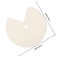 2Pcs Kitchen Non Slip Shelf Mats Lazy Susan Shelf Liner Circle Non Adhesive Cabinet Liner Drawer Refrigerator Pantry Storage